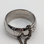 Louis Vuitton Monogram Ring Necklace LV Logo — view 6