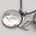 Louis Vuitton Monogram Ring Necklace LV Logo — view 2