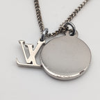 Louis Vuitton Monogram Ring Necklace LV Logo — view 4