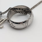 Louis Vuitton Monogram Ring Necklace LV Logo — view 5