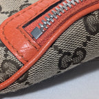 Gucci North Face Collaboration GG Canvas Belt Bag Orange — view 8