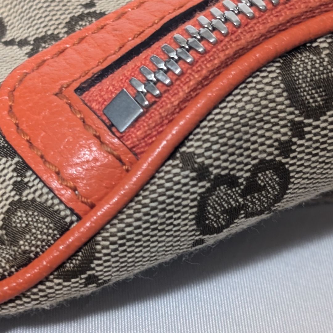Gucci North Face Collaboration GG Canvas Belt Bag Orange — view 8