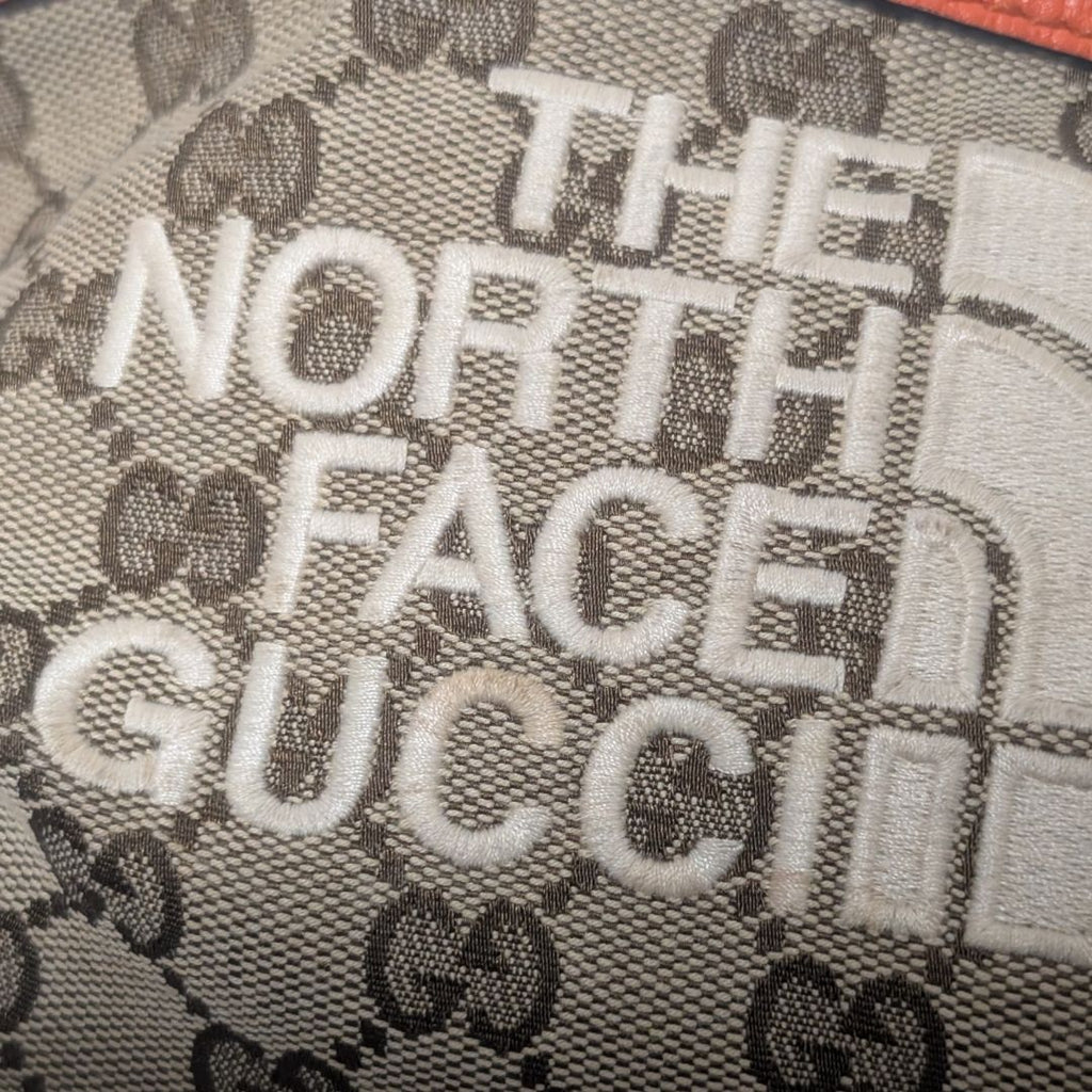 Gucci North Face Collaboration GG Canvas Belt Bag Orange — view 5