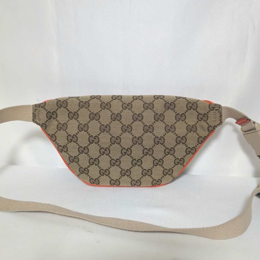 Gucci North Face Collaboration GG Canvas Belt Bag Orange — view 2