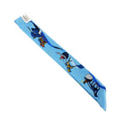 Hermes Twilly Space Darby Light Blue Silk All Over Pattern Scarf — view 2