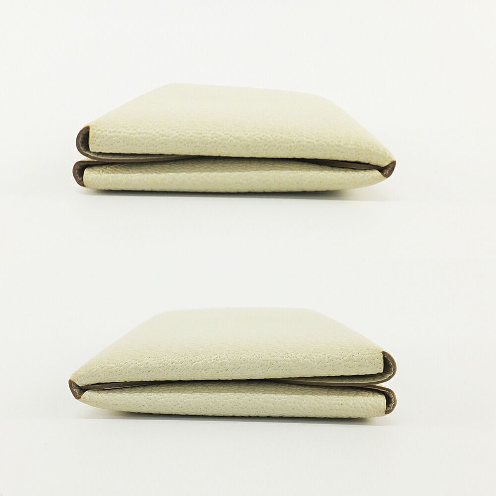 Hermes Calvi Duo Mushroom White Epsom Manufactured Around — view 4