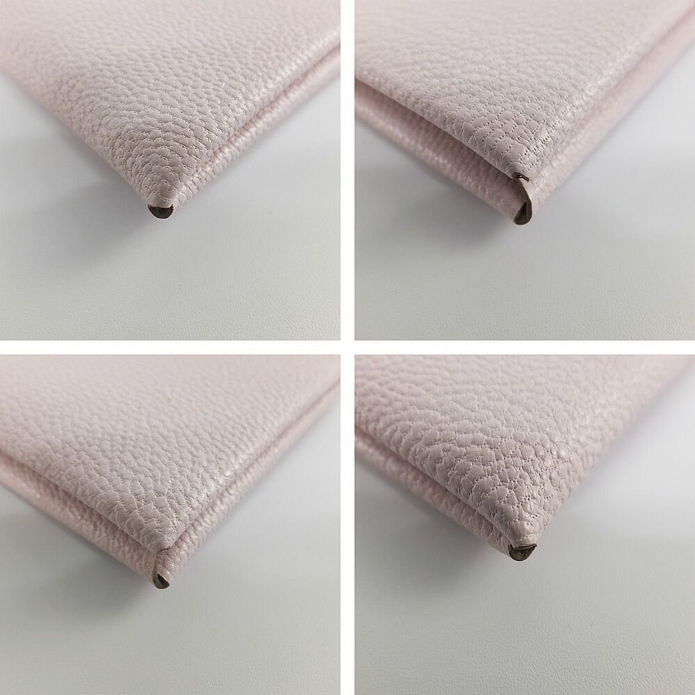 Hermes Calvi Mauvepere Pink Chevre Manufactured Around — view 5