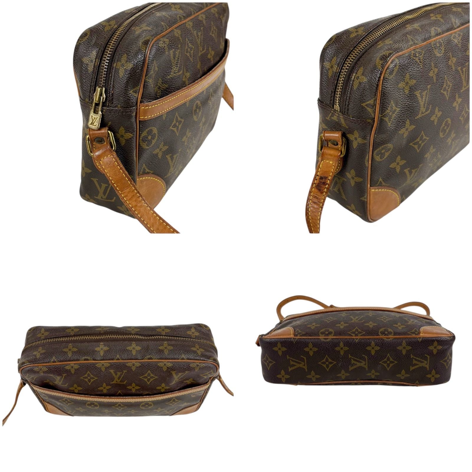 Louis Vuitton Trocadero 27 Mini Shoulder Bag Brown Monogram Leather — view 4