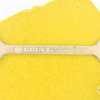 Gucci Taiga Head Brooch Rhinestone Decoration Brown — view 3