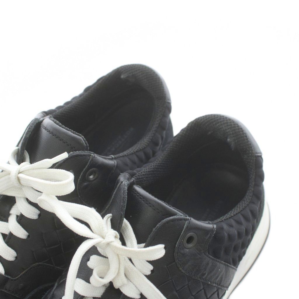 Bottega Veneta Sneakers Shoes Leather 37.5 Black — view 7