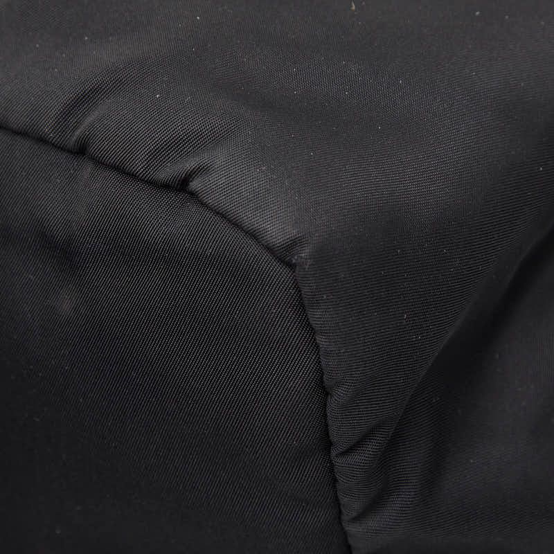Prada Tote Black Nylon Leather — view 6