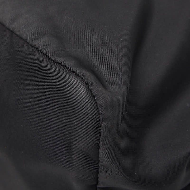 Prada Tote Black Nylon Leather — view 4