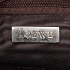 Loewe Anagram Studded Crossbody Shoulder Bag White Beige Canvas Leather — view 9