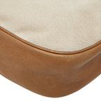 Loewe Anagram Studded Crossbody Shoulder Bag White Beige Canvas Leather — view 7