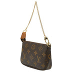 Louis Vuitton Monogram Mini Pochette Accessoire Chain Pouch Handbag — view 2