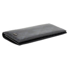 Dior CD Diamond Vertical Wallet Black Navy — view 4