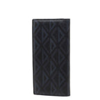 Dior CD Diamond Vertical Wallet Black Navy — view 2