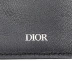 Dior CD Diamond Vertical Wallet Black Navy — view 8