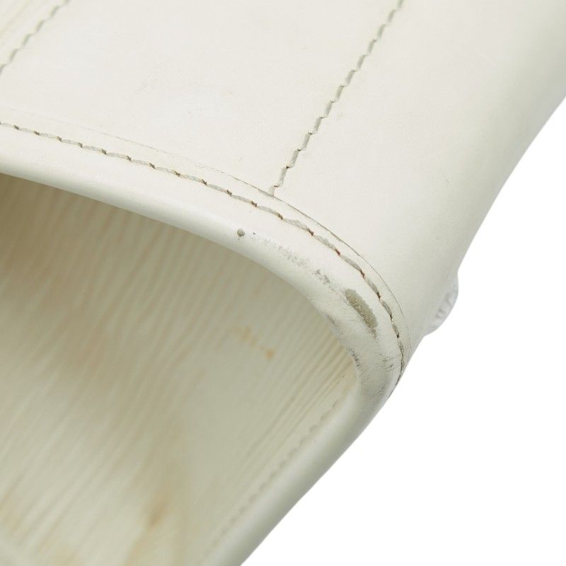 Louis Vuitton Epi Madeleine GM Tote Shoulder Bag Yvoir White Leather Yvoire — view 4