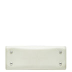 Louis Vuitton Epi Madeleine GM Tote Shoulder Bag Yvoir White Leather Yvoire — view 3
