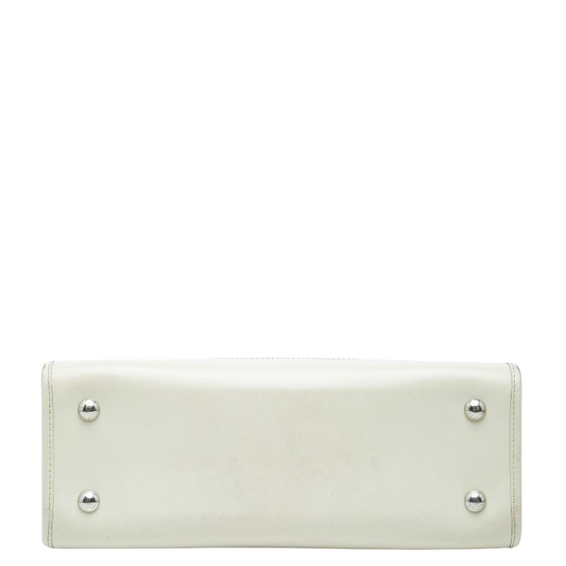 Louis Vuitton Epi Madeleine GM Tote Shoulder Bag Yvoir White Leather Yvoire — view 3