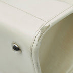 Louis Vuitton Epi Madeleine GM Tote Shoulder Bag Yvoir White Leather Yvoire — view 5
