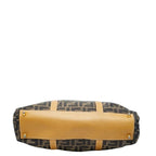 Fendi Zucca Tote Brown Beige Canvas Leather — view 3