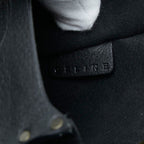 Celine Studded Crossbody Mini Shoulder Bag Pochette Black Leather — view 8