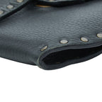 Celine Studded Crossbody Mini Shoulder Bag Pochette Black Leather — view 4
