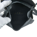 Celine Studded Crossbody Mini Shoulder Bag Pochette Black Leather — view 6