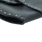 Celine Studded Crossbody Mini Shoulder Bag Pochette Black Leather — view 5