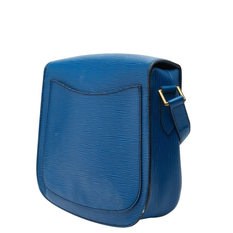 Louis Vuitton Epi Saint Cloud Crossbody Shoulder Bag Toledo Blue Leather — view 2
