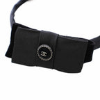 Chanel Headband Ribbon Velvet Black TK Shoulder Bag — view 3