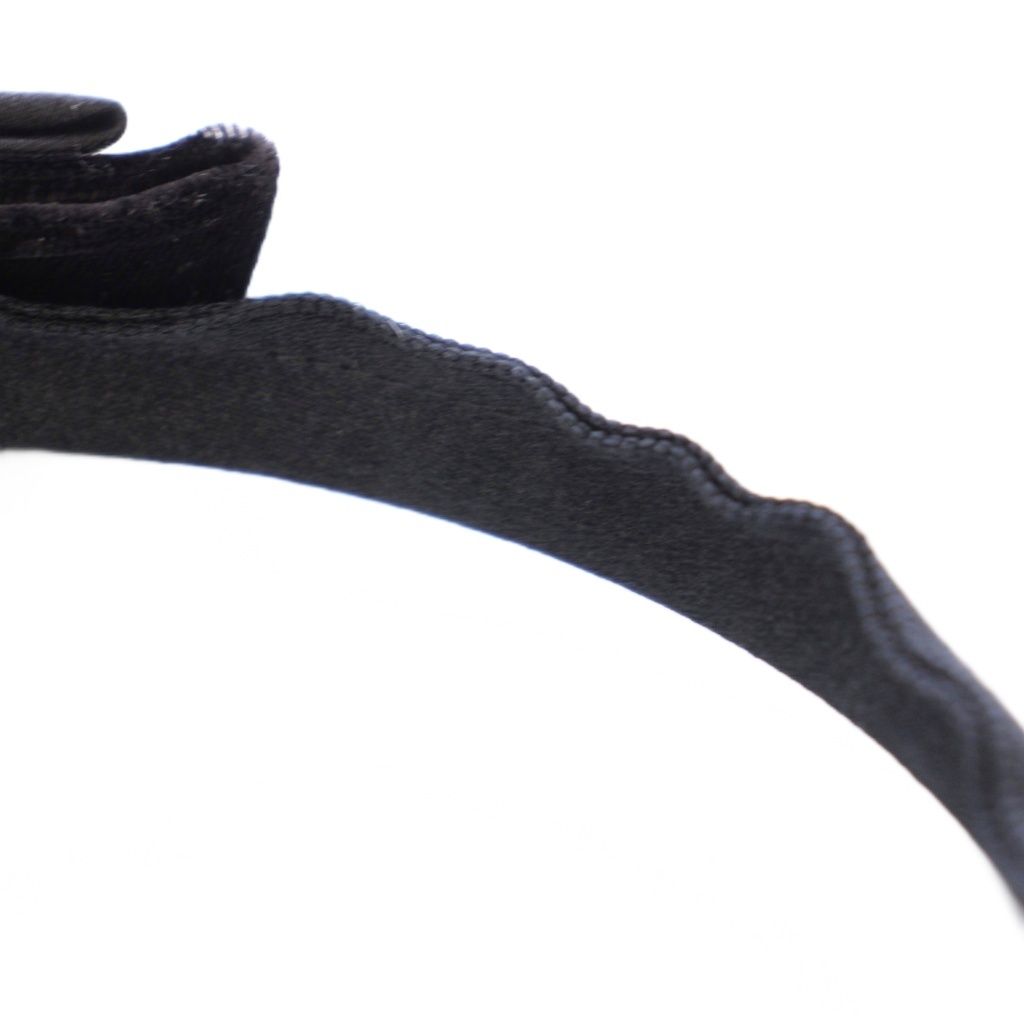 Chanel Headband Ribbon Velvet Black TK Shoulder Bag — view 5