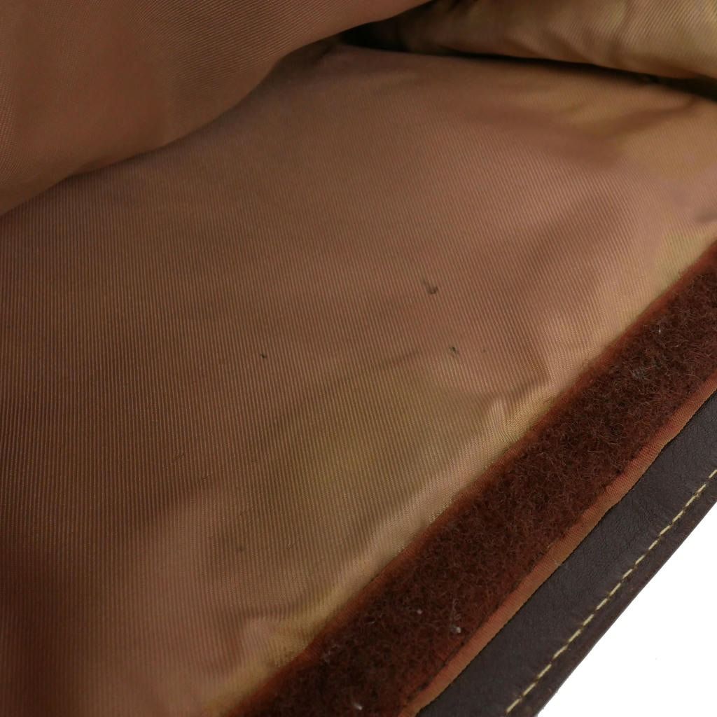 Loewe Anagram Suede Clutch Vintage Brown — view 9