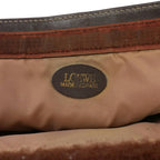 Loewe Anagram Suede Clutch Vintage Brown — view 8