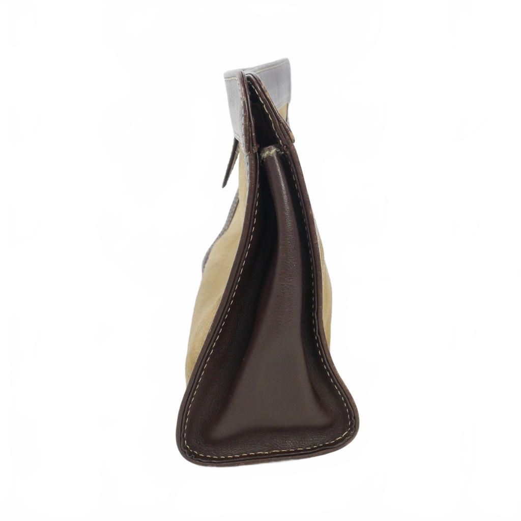 Loewe Anagram Suede Clutch Vintage Brown — view 5
