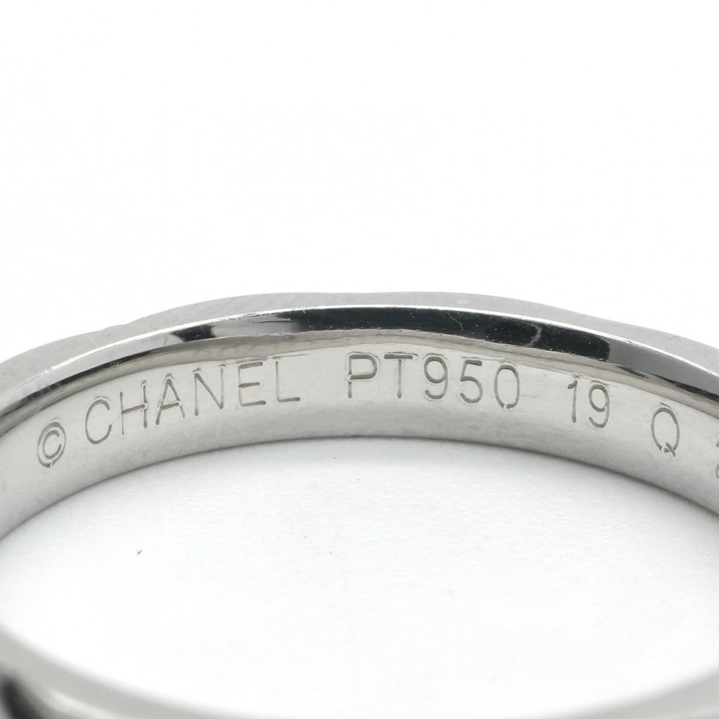 Chanel Quilted Coco Crush Ring Silver Wedding Pair Marriage — view 7
