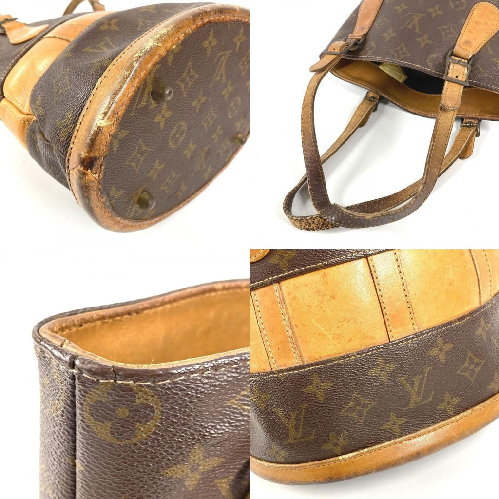Louis Vuitton Handbag Bucket PM Monogram Canvas Brown — view 7