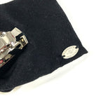Chanel Barrette CC Logo Ribbon Silk White Hair Accessory Clip — view 3