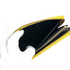 Louis Vuitton Wallet Zippy Patent Leather Yellow Black — view 2