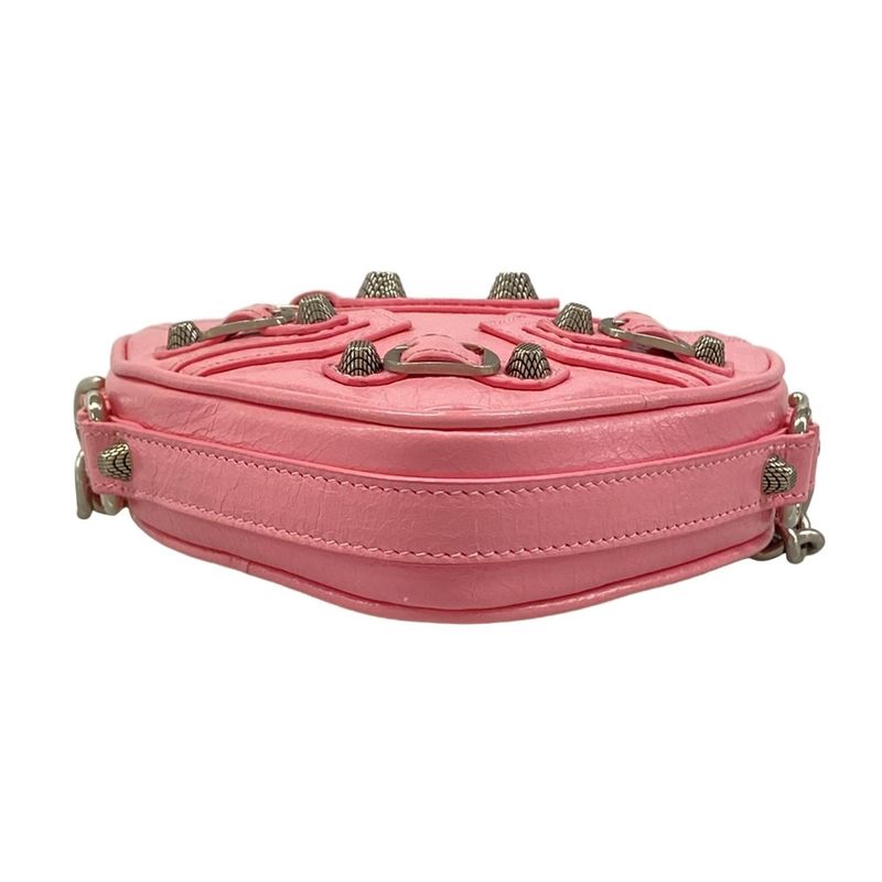 Balenciaga Shoulder Bag le Cagole Pink Chain