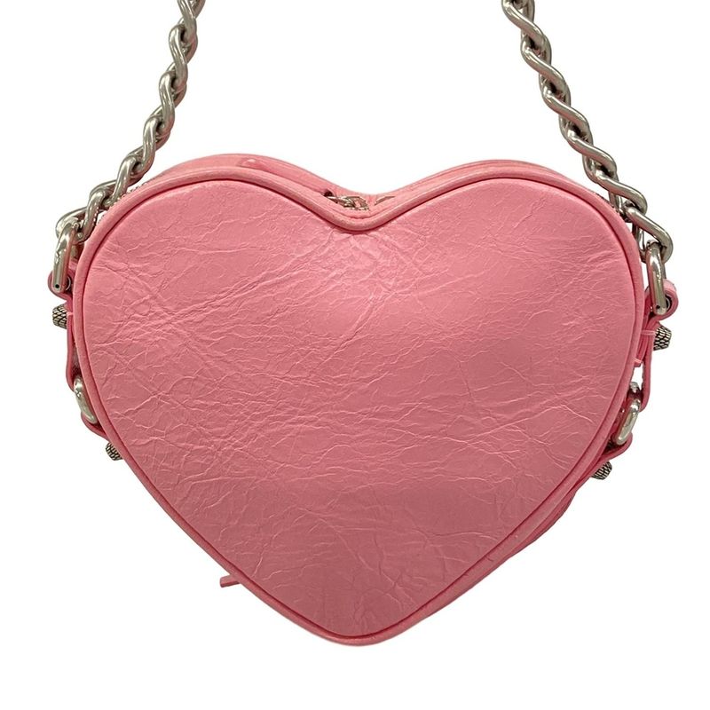 Balenciaga Shoulder Bag le Cagole Pink Chain