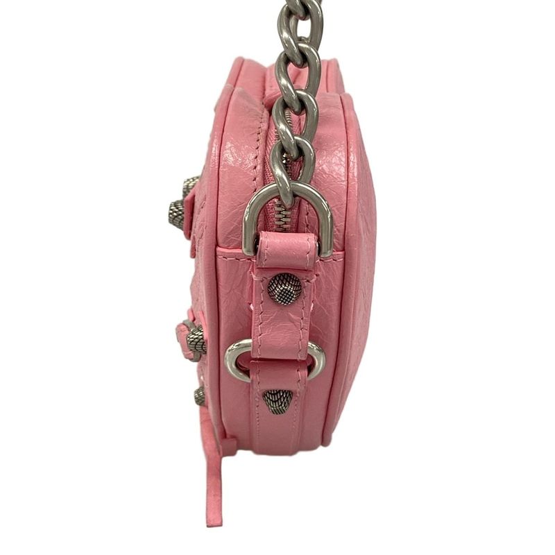 Balenciaga Shoulder Bag le Cagole Pink Chain