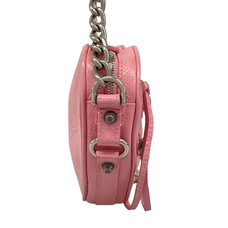 Balenciaga Shoulder Bag le Cagole Pink Chain