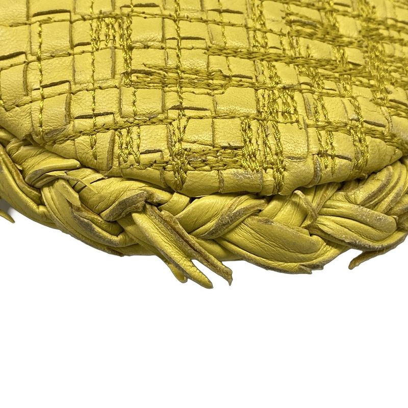 Bottega Veneta Handbag Bag Yellow Leather