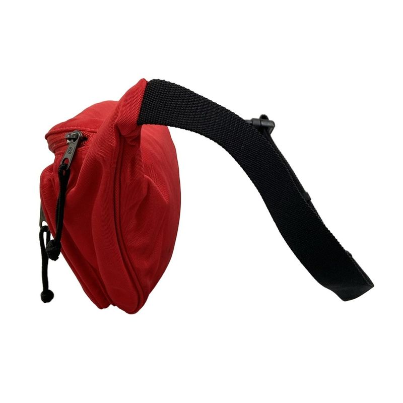 Balenciaga Waist Pouch Explorer Belt Pack Red Black