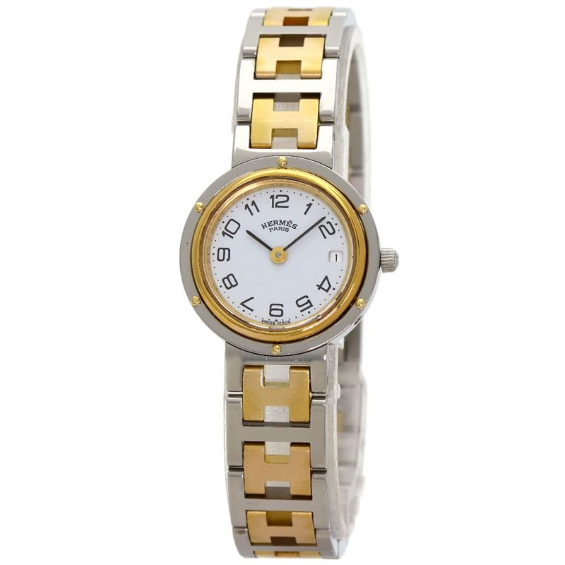 Hermes Clipper Old Watch SS Ssxgp