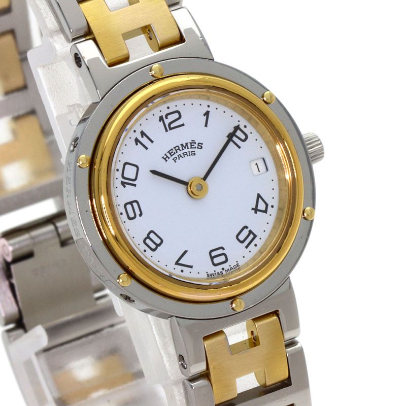 Hermes Clipper Old Watch SS Ssxgp
