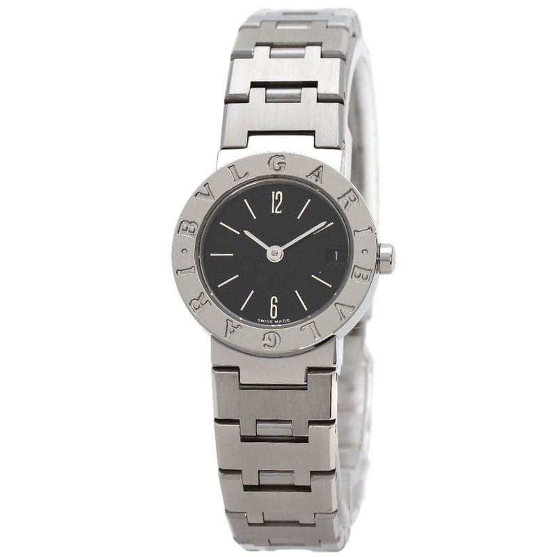 Bvlgari Watch SS Black